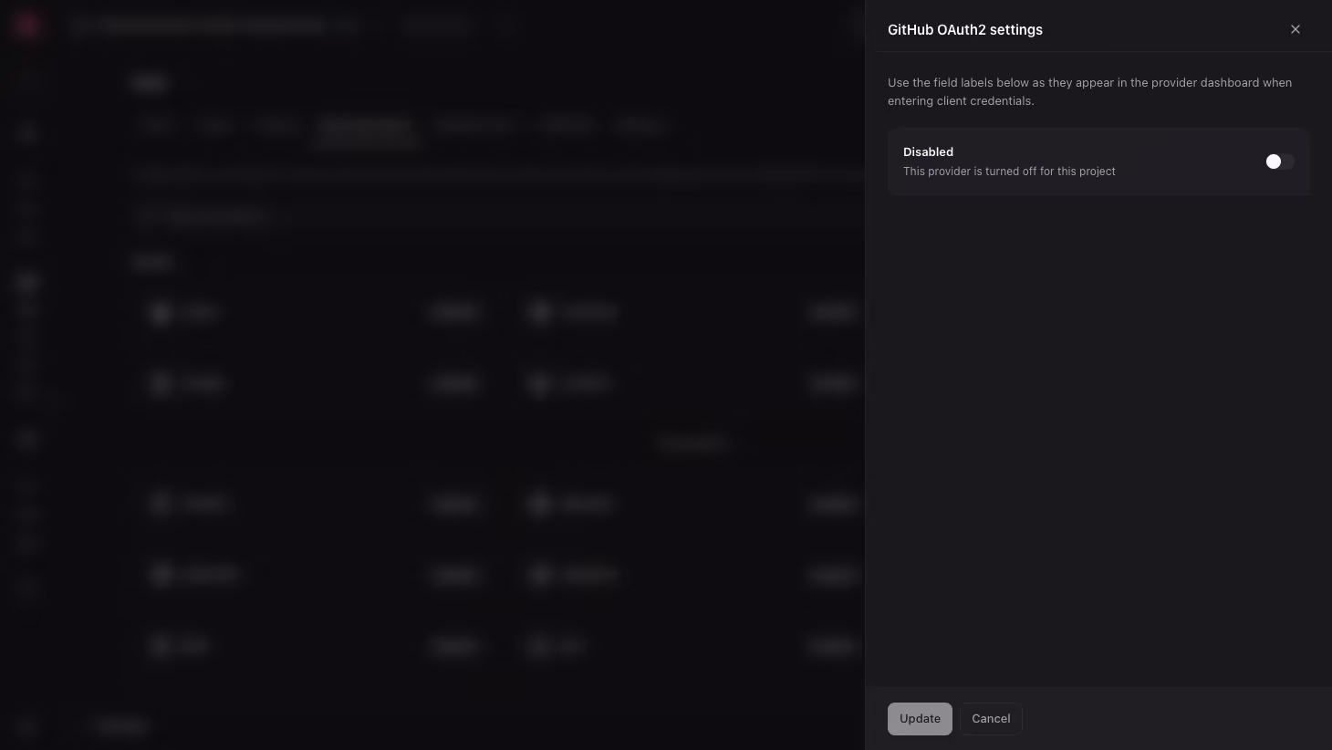Appwrite OAuth for GitHub